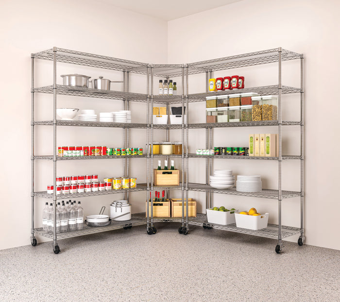 UltraDurable® 6-Tier NSF-Certified Steel Shelving
