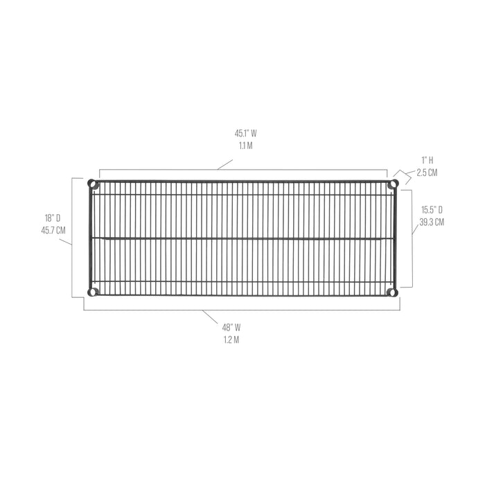 UltraDurable® NSF Steel Wire Shelf