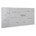 UltraHD® 2-Piece Pegboard Set w/ 23 Piece Hook Assortment, Granite