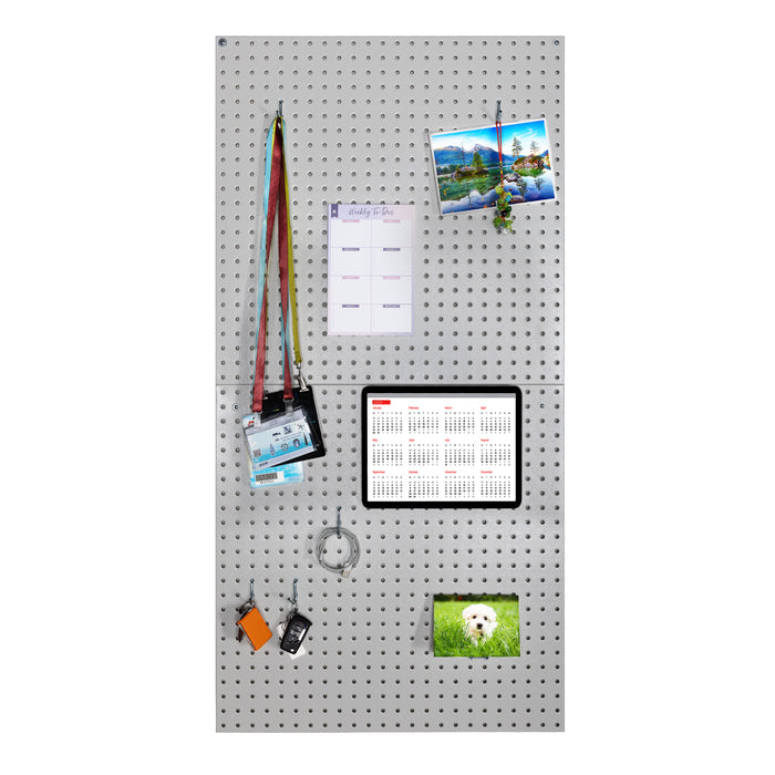 UltraHD® 2-Piece Pegboard Set w/ 23 Piece Hook Assortment