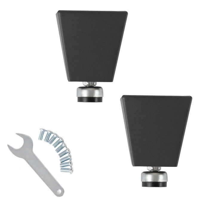 UltraHD® 6" H Steel Leveling Feet with Rubber Base