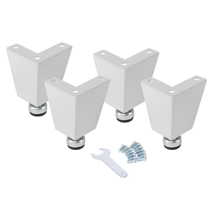 UltraHD® 6" H Steel Leveling Feet with Rubber Base