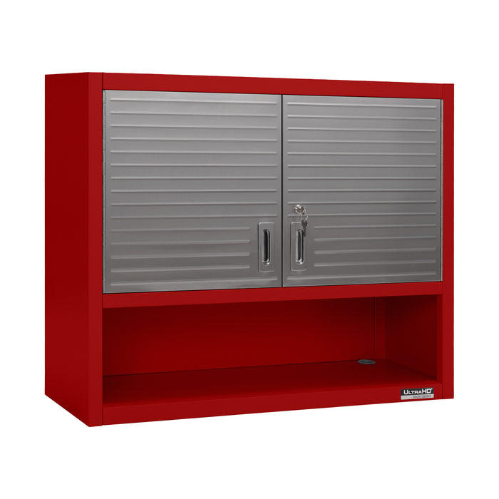 UltraHD® Double Door Wall Cabinet w/ Keys, Red