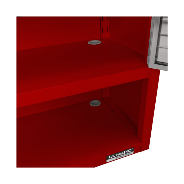 UltraHD® Double Door Wall Cabinet w/ Keys, Red