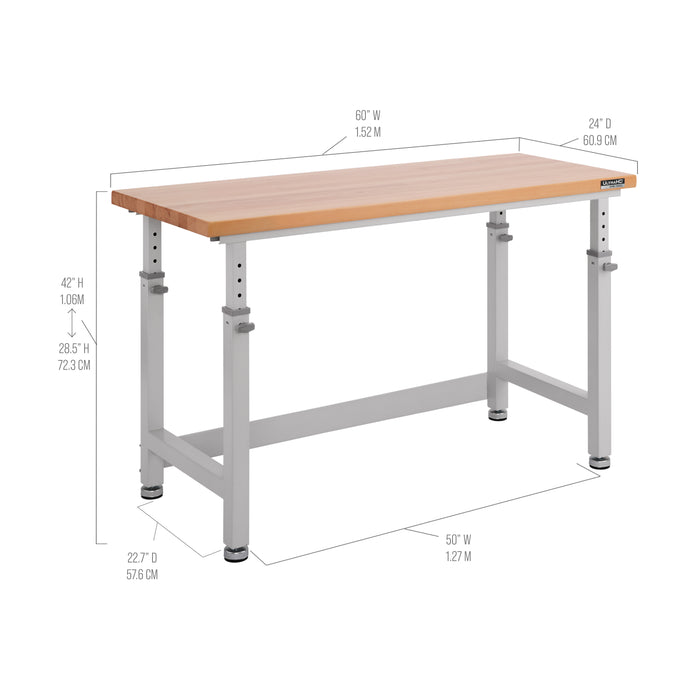 UltraHD® Height Adjustable Workbench, Granite