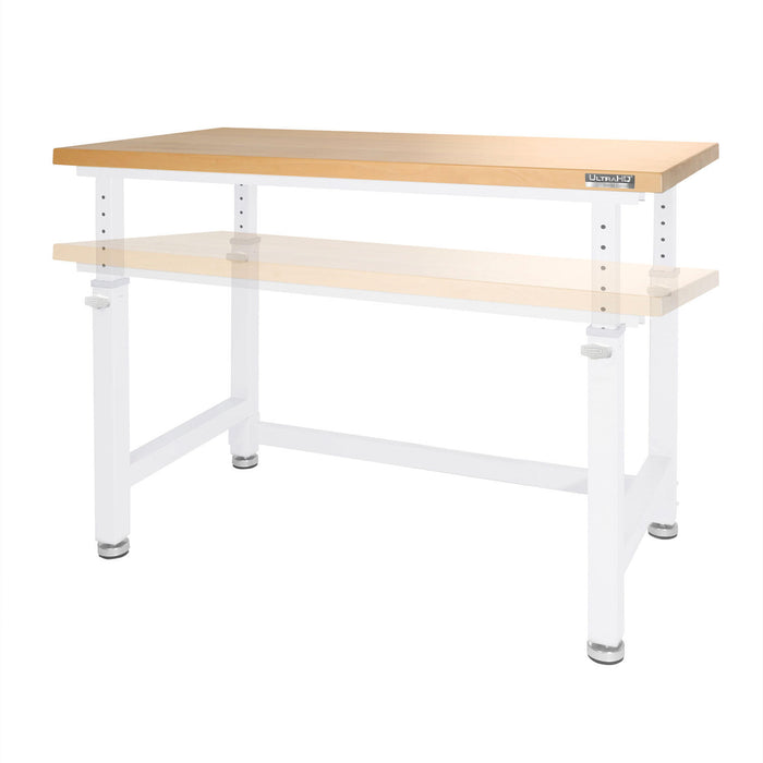 UltraHD® Height Adjustable Workbench, White