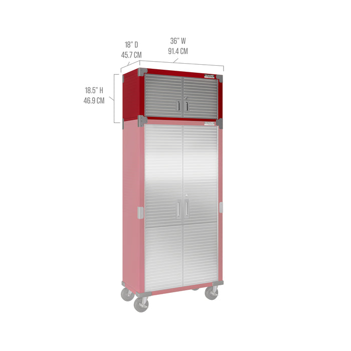 UltraHD® Stacking Top Cabinet, Red