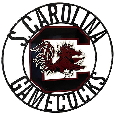 USC Gamecocks Wrought Iron Wall Décor