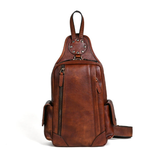 Vintage Elite Genuine Leather Sling Bag