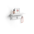 Wall coat hanger, Rachele, 15.74 in, Matt White