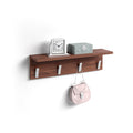 Wall coat hanger, Rachele, 23.62 in, Walnut