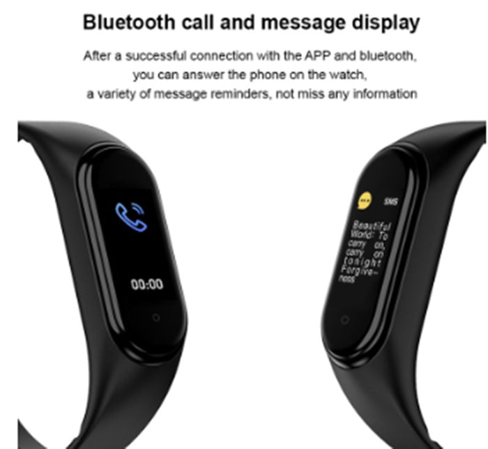 WeChat Sports Black Bracelet