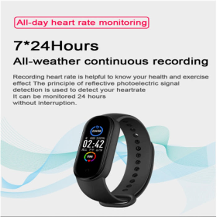 WeChat Sports Black Bracelet