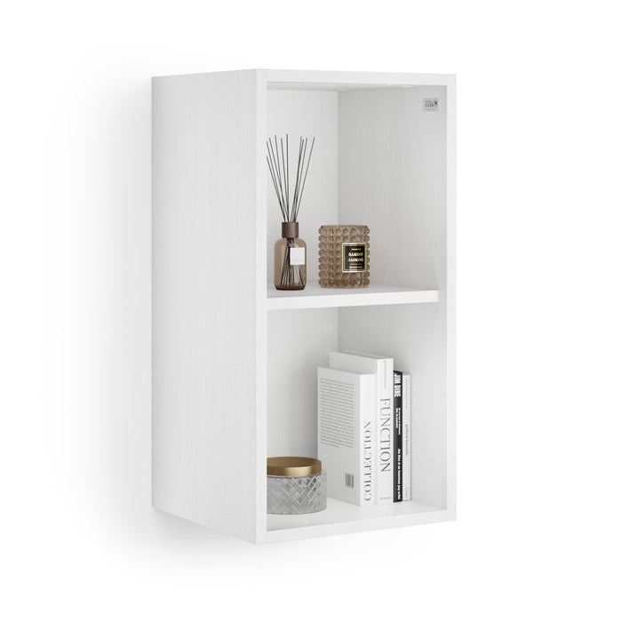 X Wall Unit 27.55 in Without Door, Ashwood White
