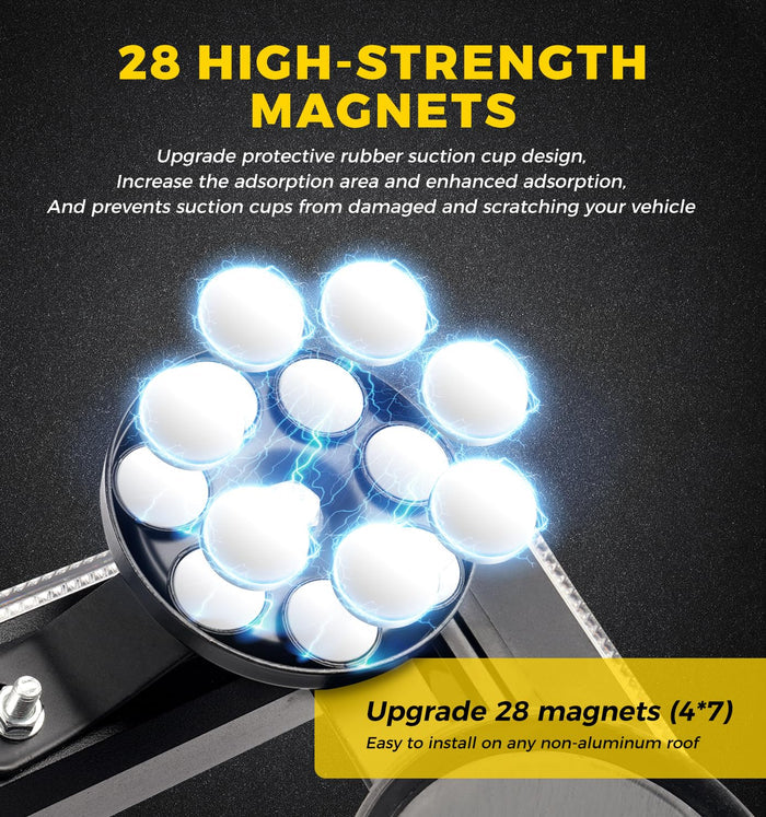 Xprite 14 inch LED Rooftop Emergency Strobe Light