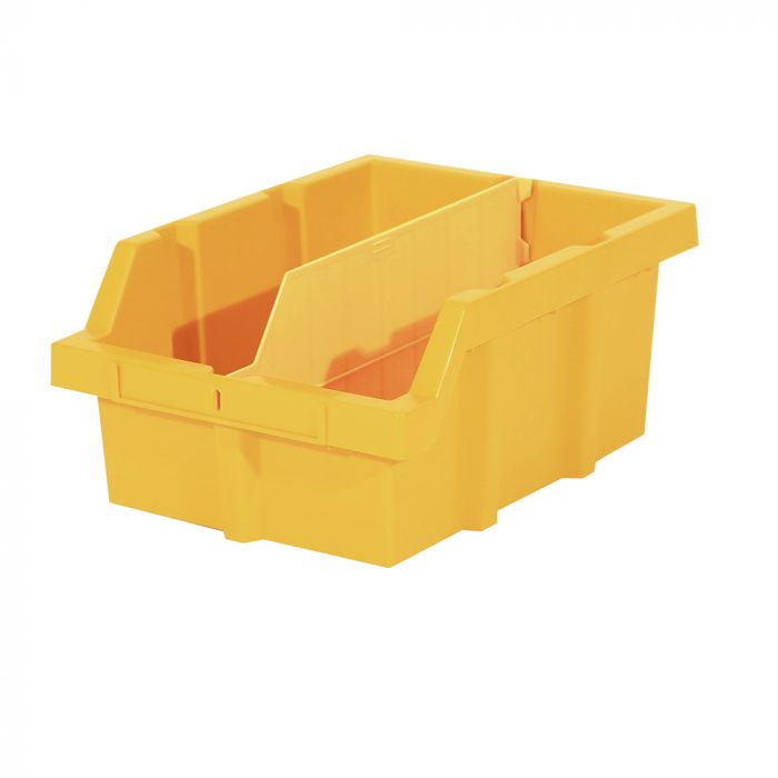Yellow Bin Rack Dividers for Commercial Bin Rack (6-Pack)