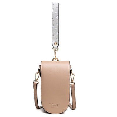 Zipper Mobile Phone Crossbody Bag