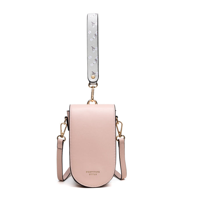 Zipper Mobile Phone Crossbody Bag